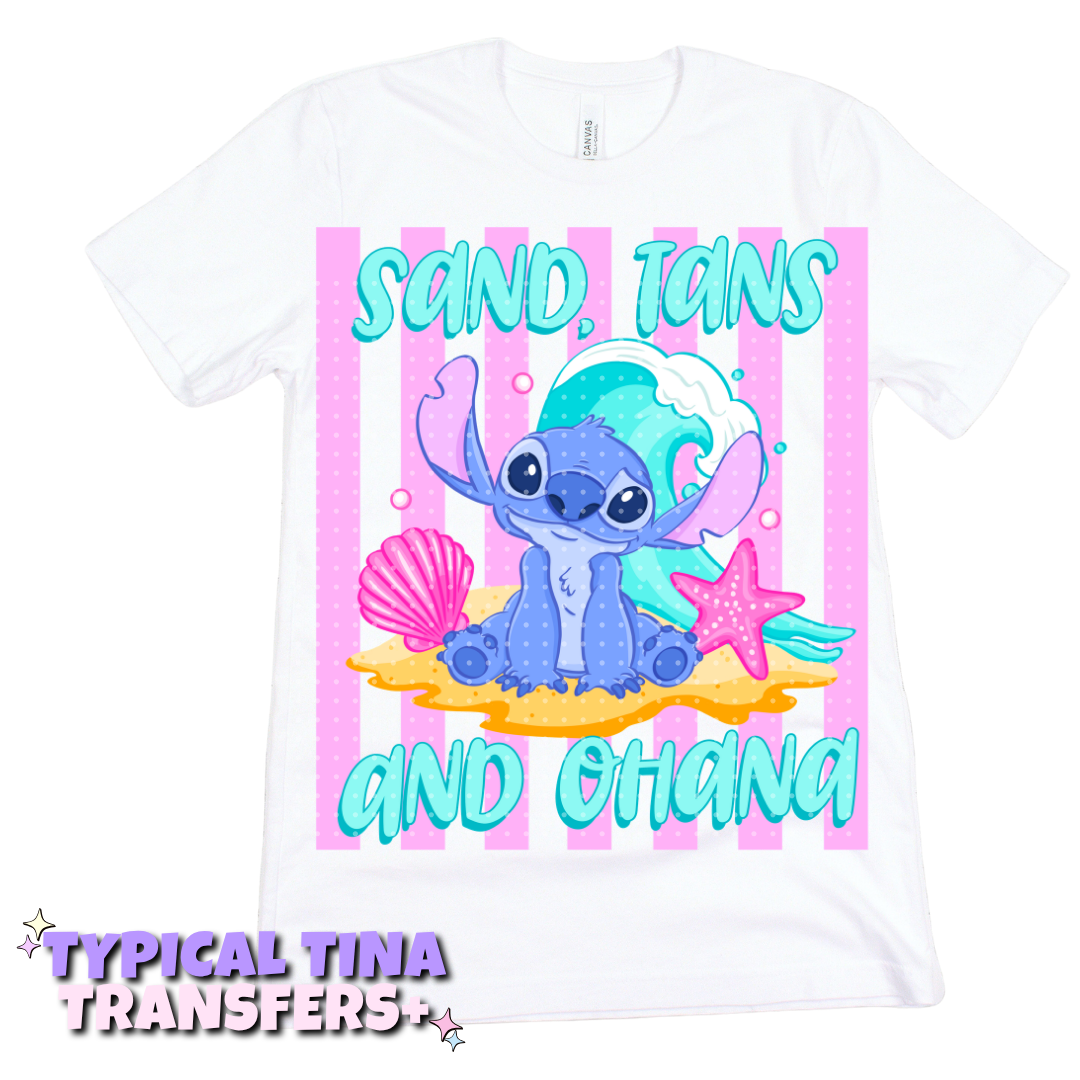 Sand Tans and O - Alien | DTF Transfers | POD