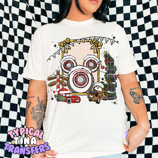 Cars - Tire Mouse ears | DTF Transfer | POD