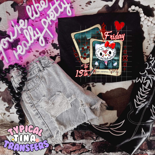 H Kitty Jason its friday | DTF Transfer | POD