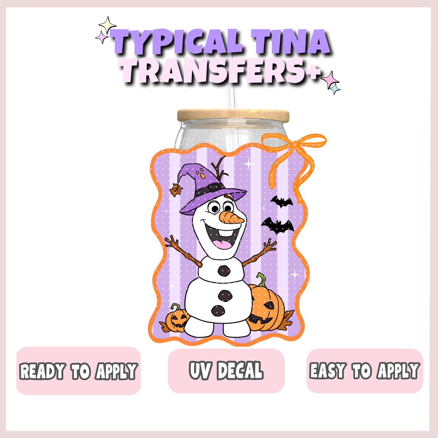 halloween magical stripes | UV decals | POD