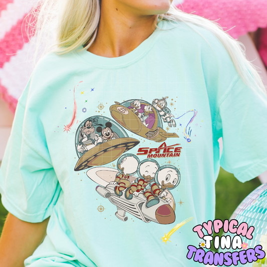 Space Ride | DTF Screen Print | POD