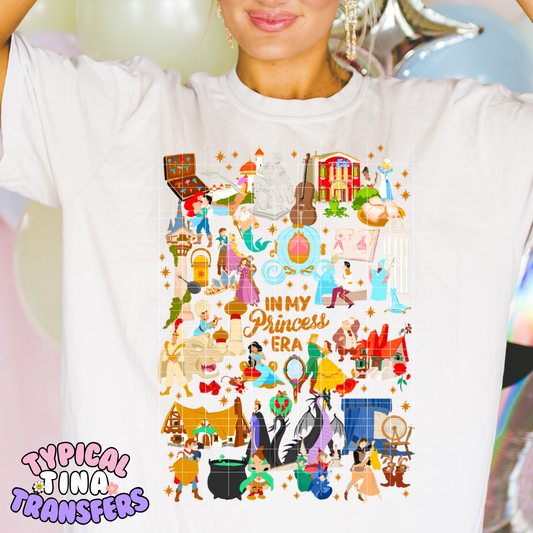 in my princess era (bright) | DTF Screen Print | POD