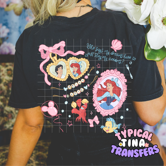 Friendship Bracelet Mermaid | DTF Screen Print | POD