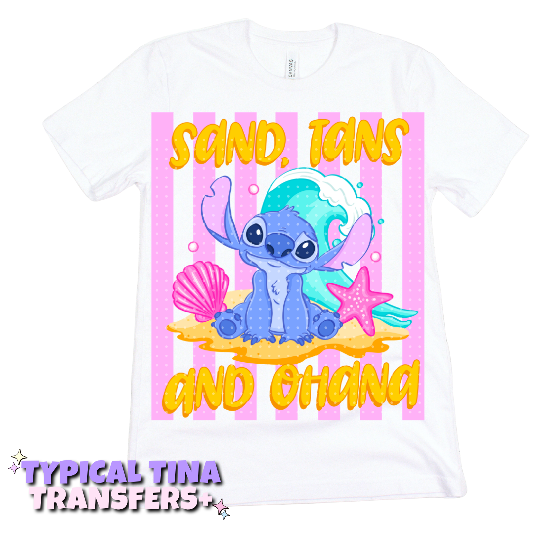 Sand Tans and O - Alien | DTF Transfers | POD