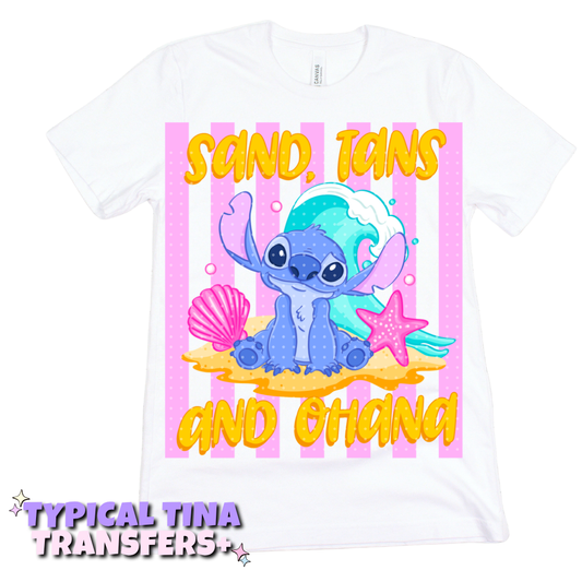 Sand Tans and O - Alien | DTF Transfers | POD