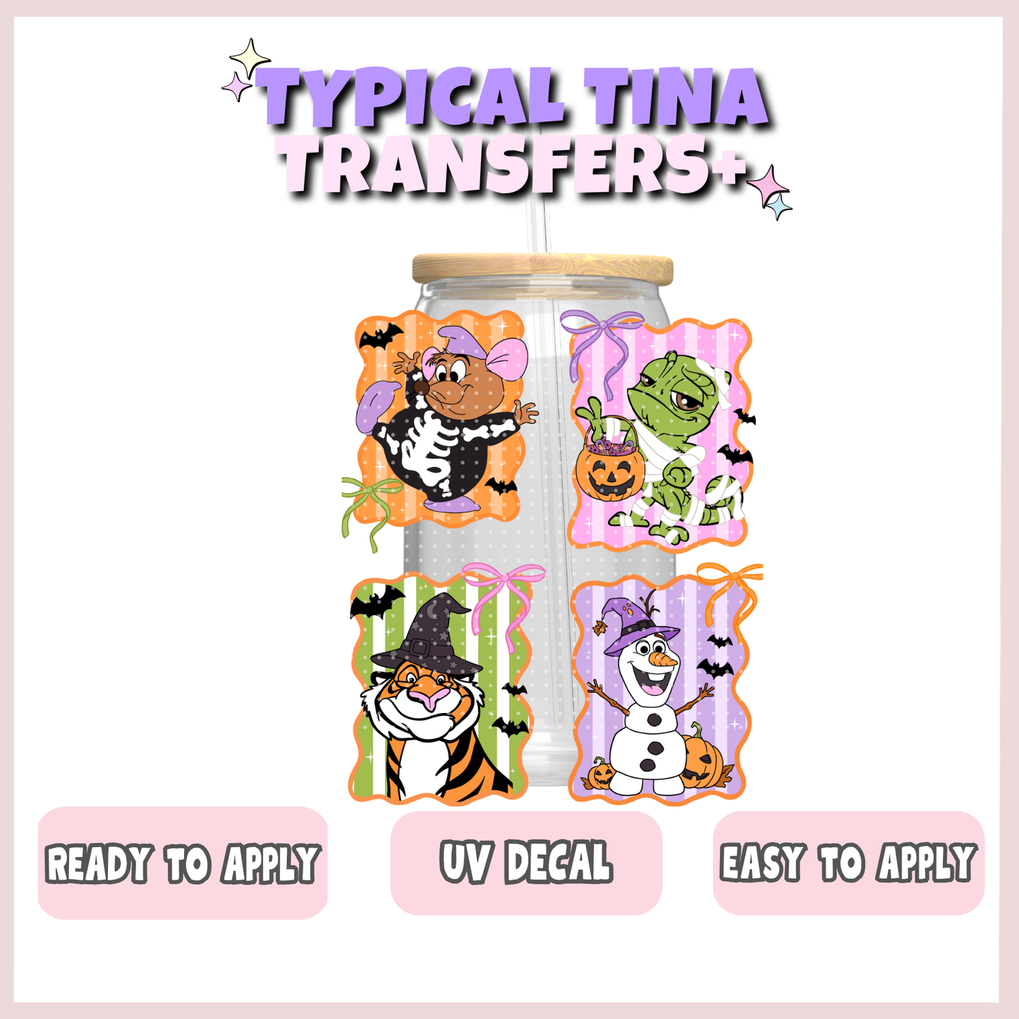 halloween magical stripes | UV decals | POD
