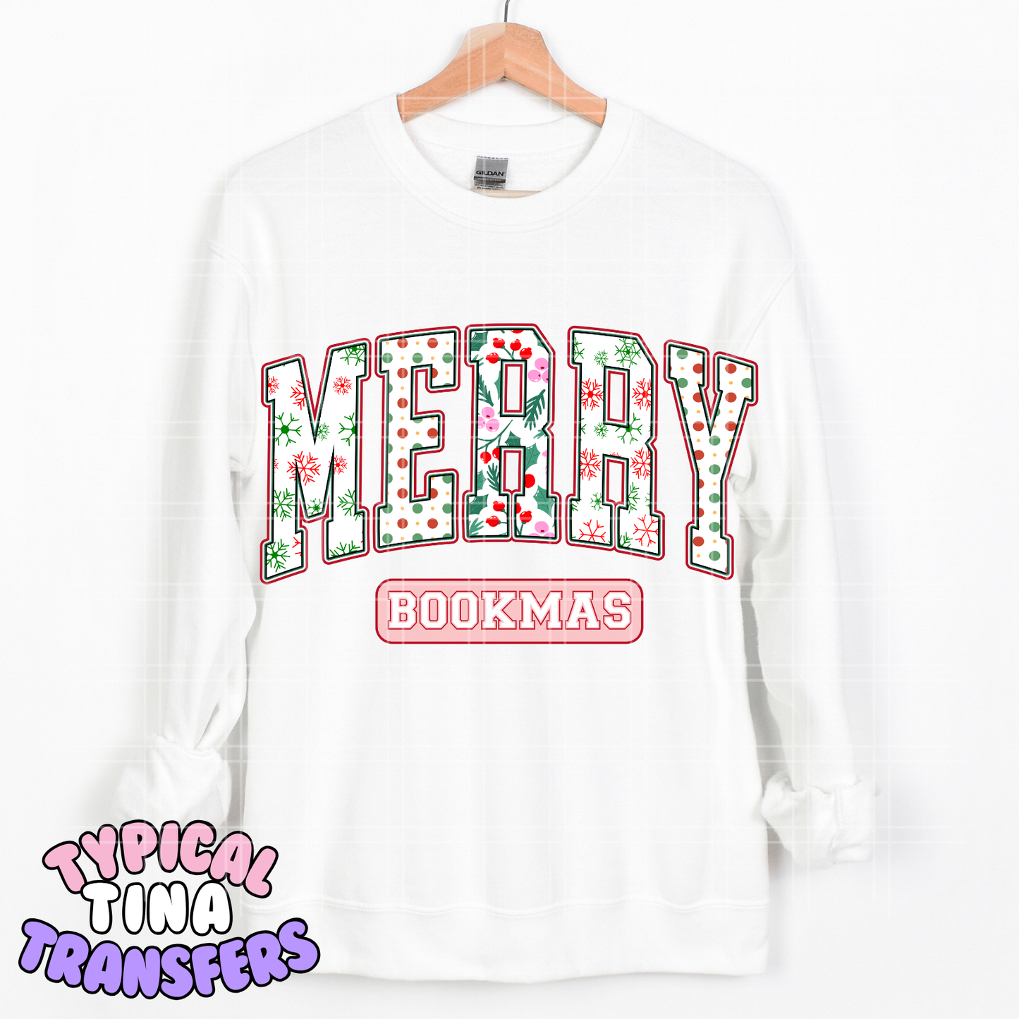 Merry Bookmas | DTF Transfer | POD