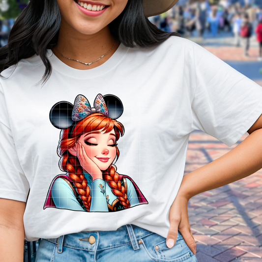 Princess Anna Dreamer | DTF Screen Print | POD