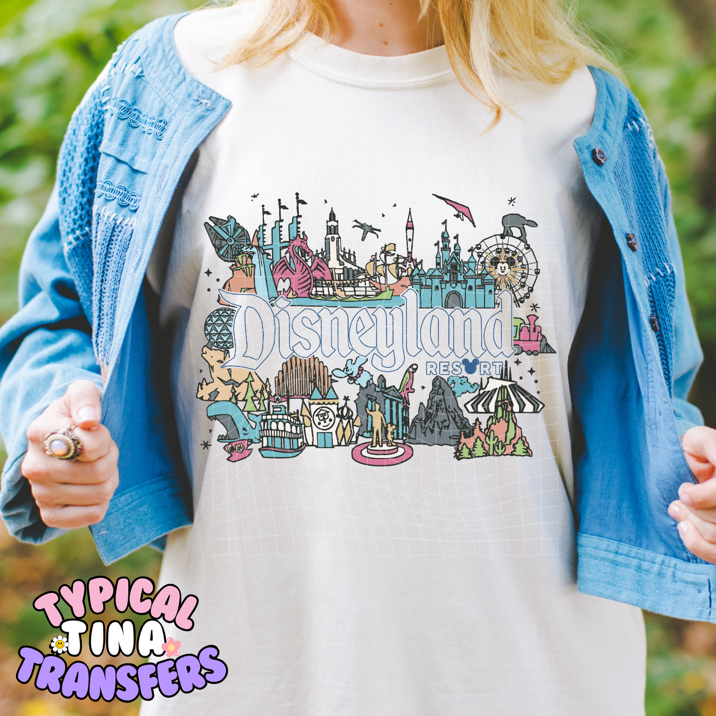 Magical land Mural | DTF Screen Print | POD