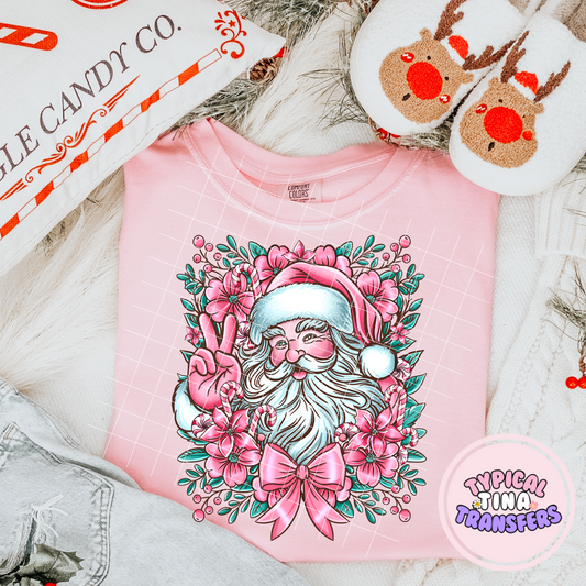 Pink Christmas | DTF Screen Print