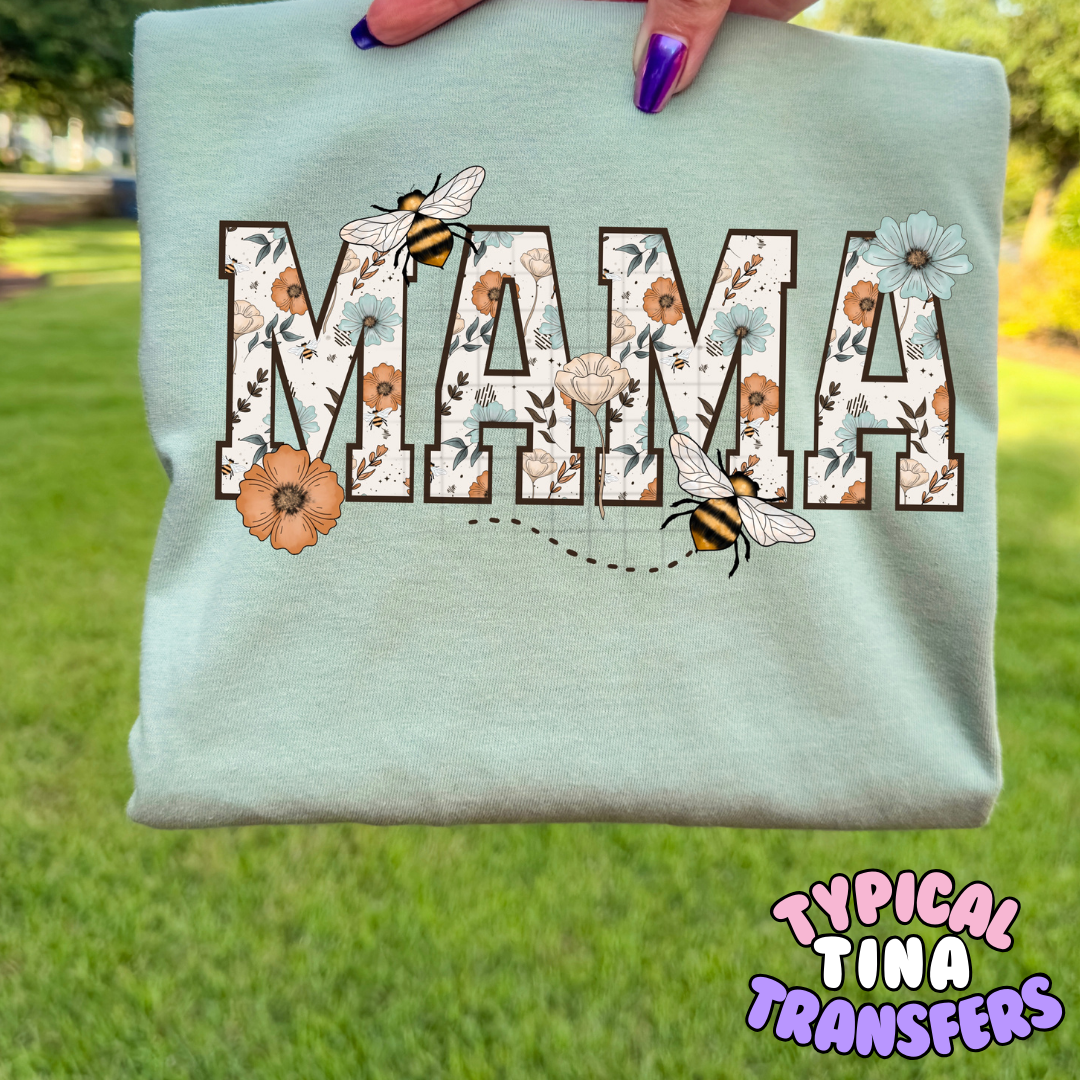 Mama Spring Floral | DTF Transfers | POD