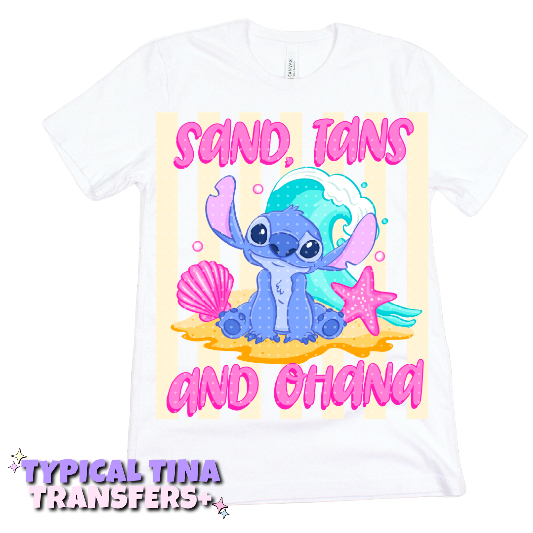 Sand Tans and O - Alien | DTF Transfers | POD