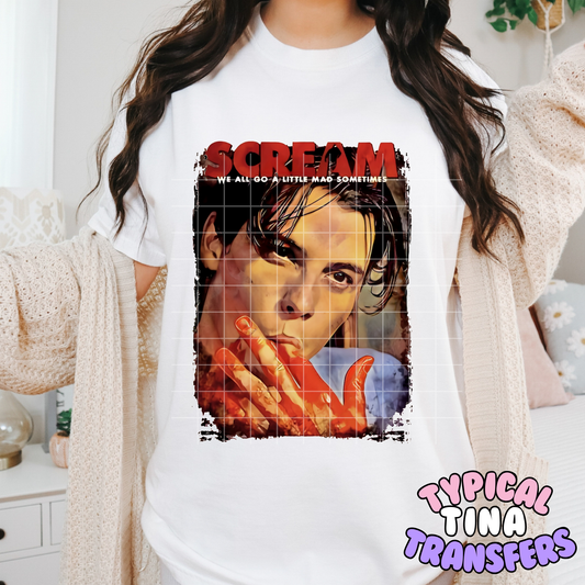 Scream - we all get a little mad sometimes | DTF Transfer | POD