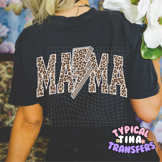 Mama Leopard| DTF Screen Print | POD