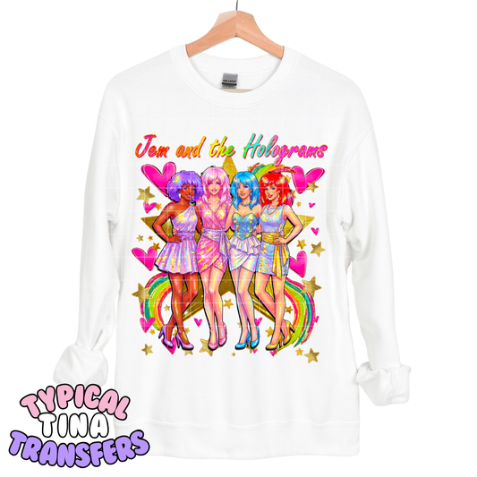 Rainbow - Jem | DTF Transfers | POD