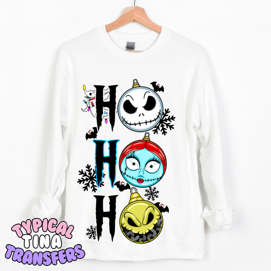 Ho Ho Ho (NMBC) Ornaments | DTF Transfer | POD