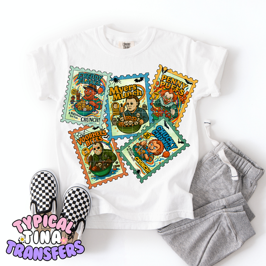 Cereal Killers Stamps | DTF Transfer | POD