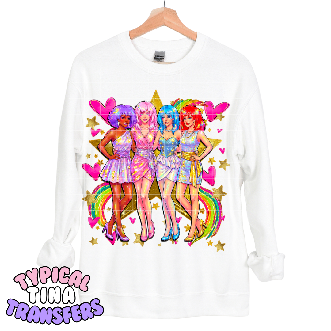 Rainbow - Jem | DTF Transfers | POD