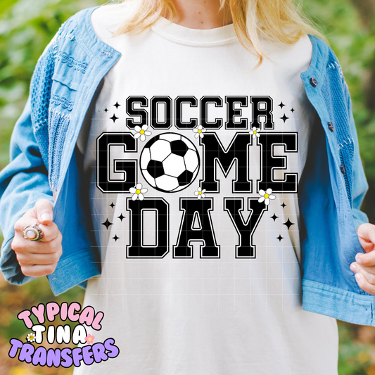 Soccer Game Day | DTF Screen Print | 11" Adult