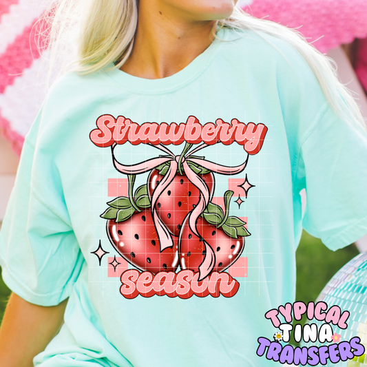 Strawberry Season | DTF Screen Print | POD
