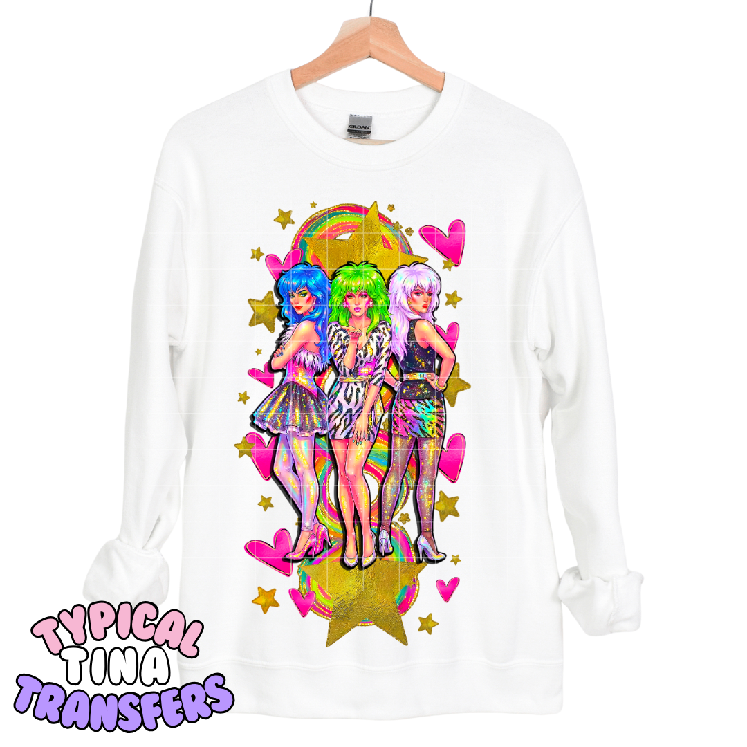 Rainbow - Jem | DTF Transfers | POD