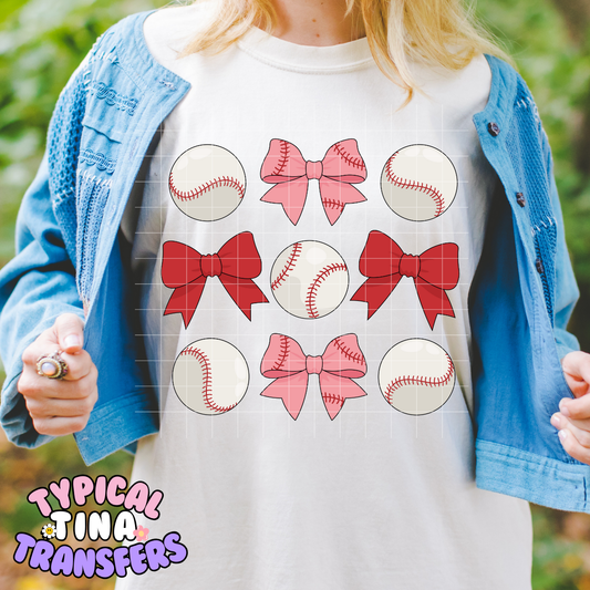 Coquette baseball | DTF Screen Print | POD