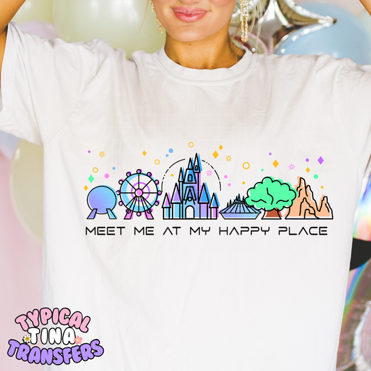 Neon Diz Elements | DTF Screen Print | POD