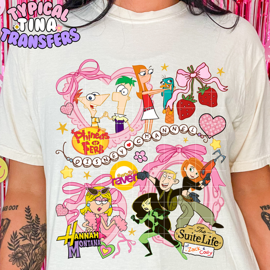 Diz Channel Coquette Frames | DTF Transfer | POD