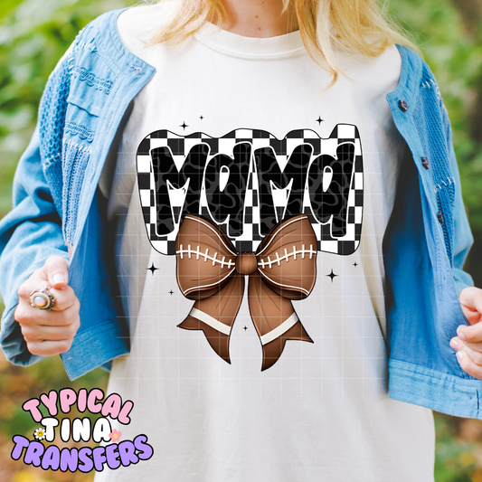 Checkered Mama Sports | DTF Screen Print | POD - Choose design