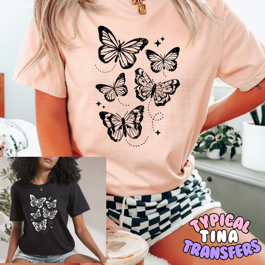 Butterflies | DTF Transfers | POD