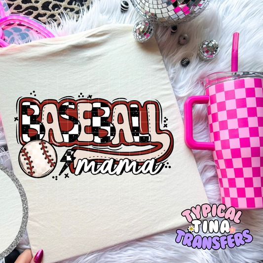 Baseball Mama | DTF Screen Print | POD