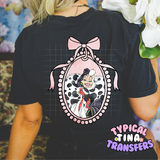 Villain Frames - Cru-ella | DTF Screen Print | POD