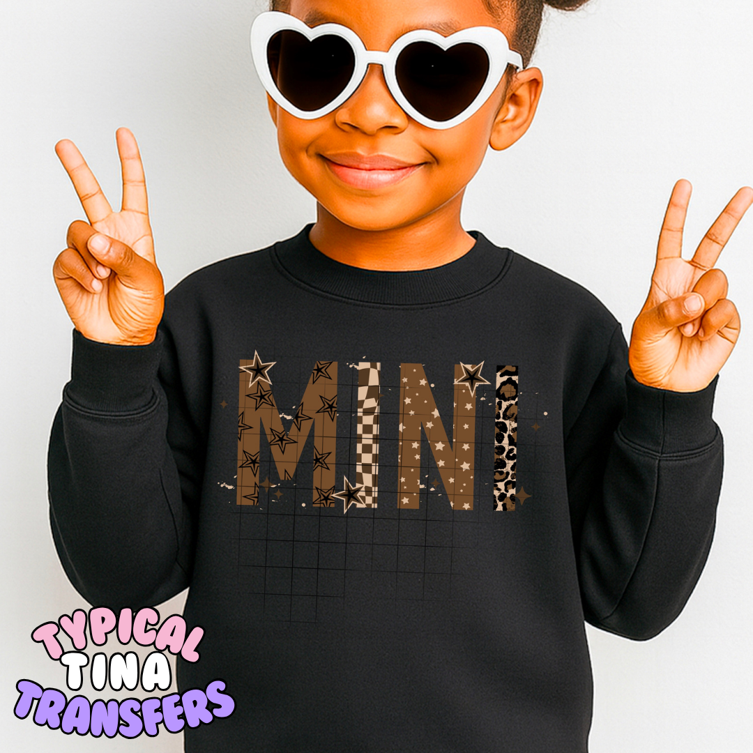 Mini (brown tones) | DTF Transfer | POD