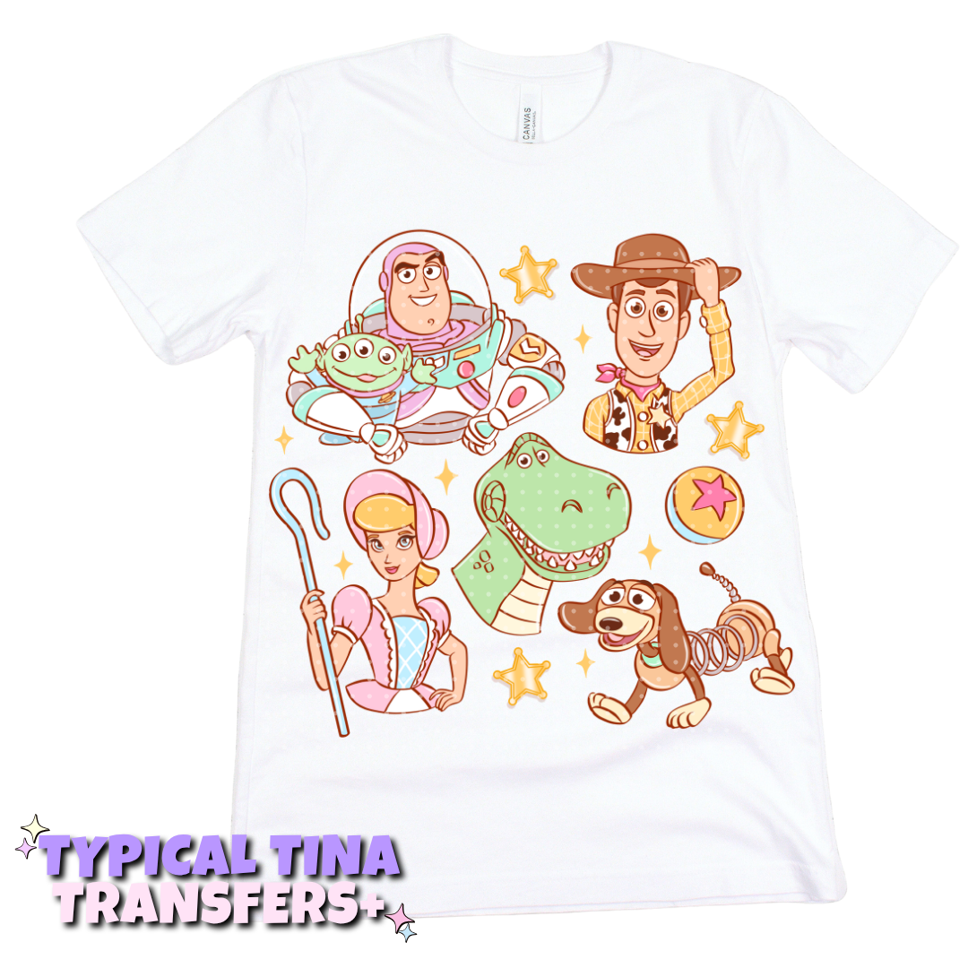 Toys group - 5 Friends | DTF Transfers | POD