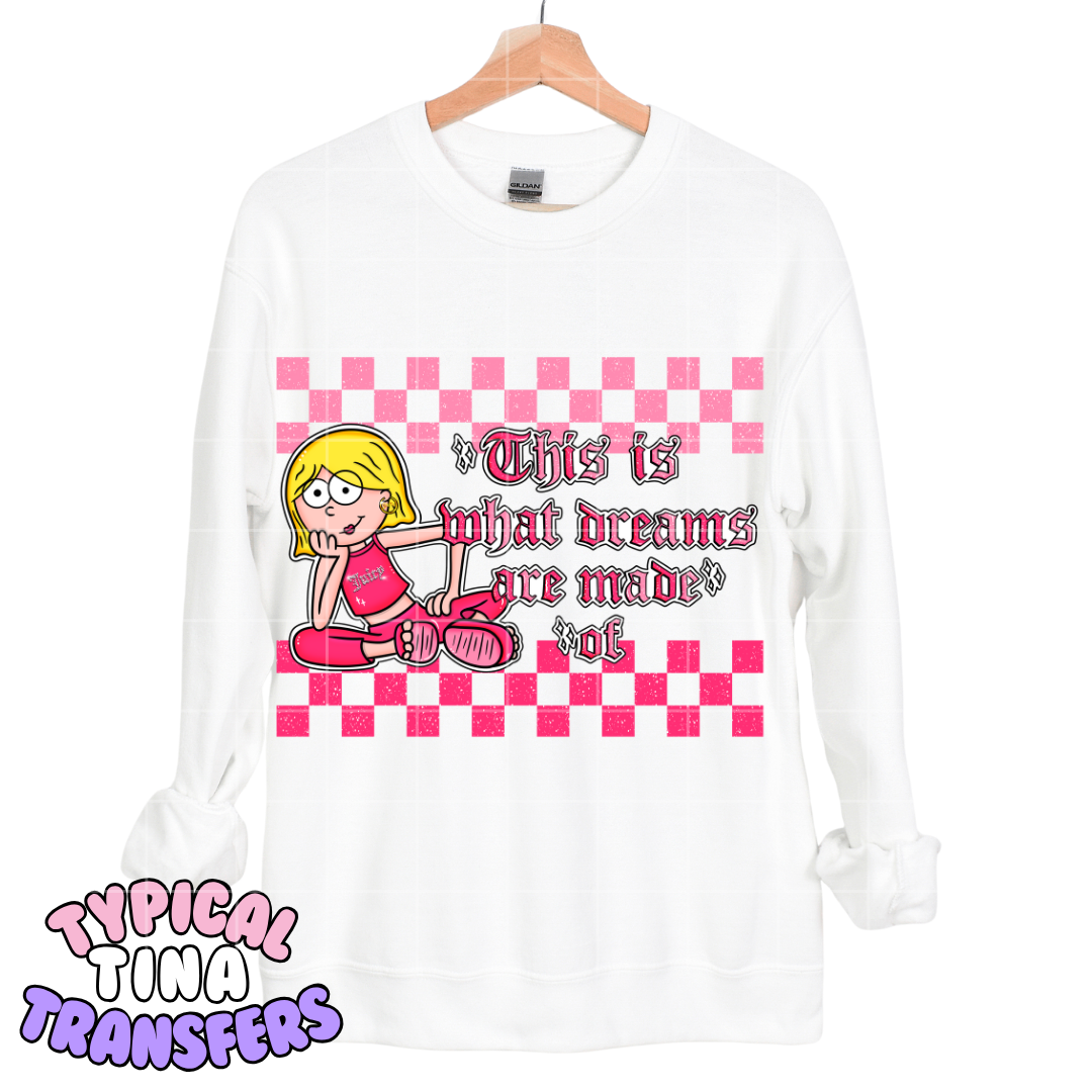 In pink - this is what dreams (LIz) | DTF Transfers | POD