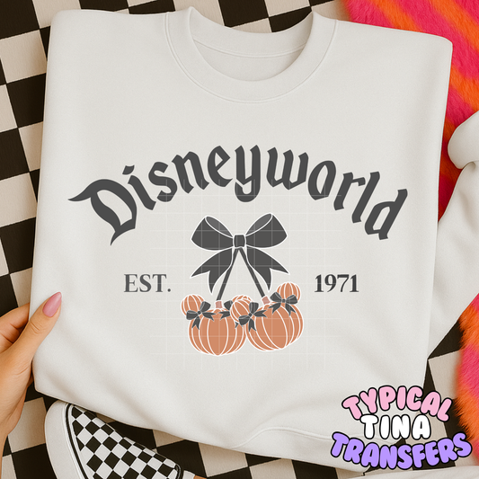 Diz coquette Pumpkins | DTF Transfer | POD