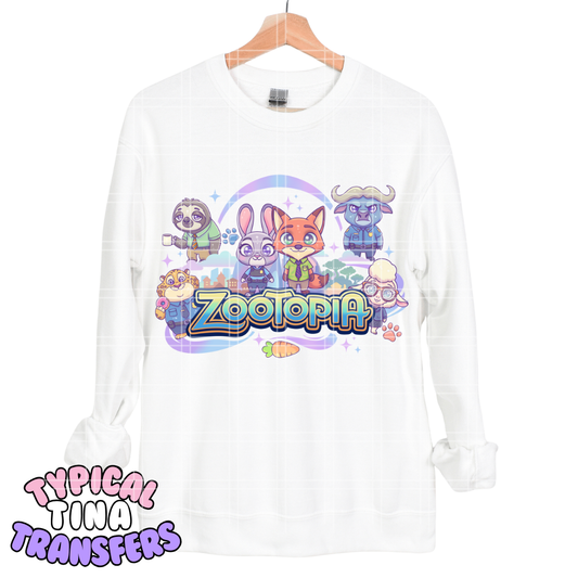 Chibi - Zoo City | DTF Transfers | POD