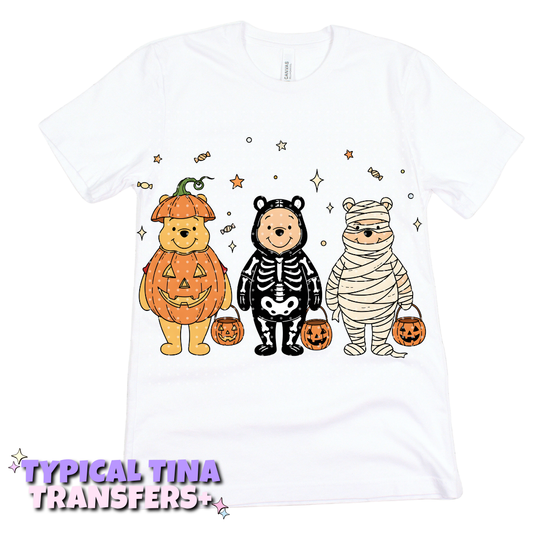 P Bear Halloween | DTF Transfers | POD