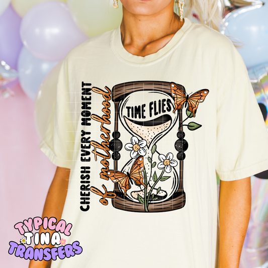 Time Flies | DTF Screen Print | POD