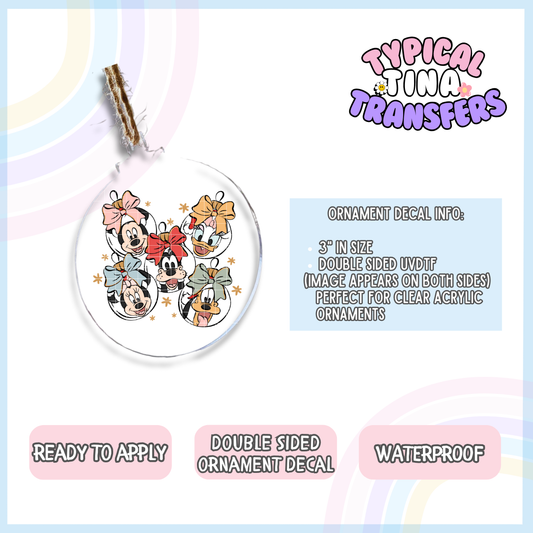 Magic Friend Ornaments | 3" Ornament Decal