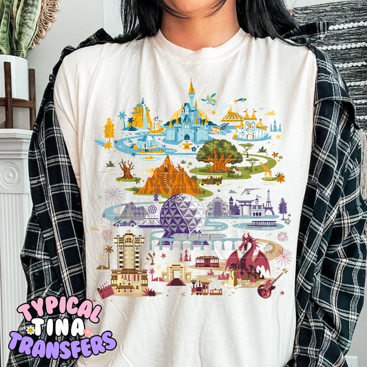 4 parks | DTF Transfer | POD