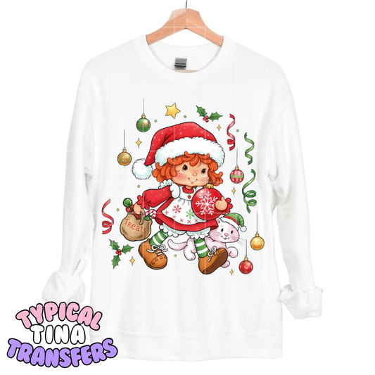 Strawberry Shortcake Christmas | DTF Transfers | POD