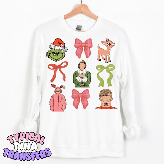 Coquette Christmas Icons | DTF Transfer | POD