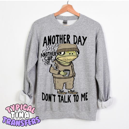 Frog: Another day | DTF Transfer | POD