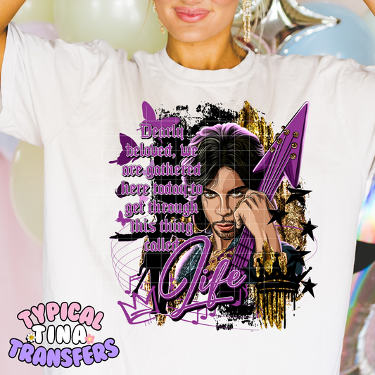 Purple R | DTF Screen Print | POD