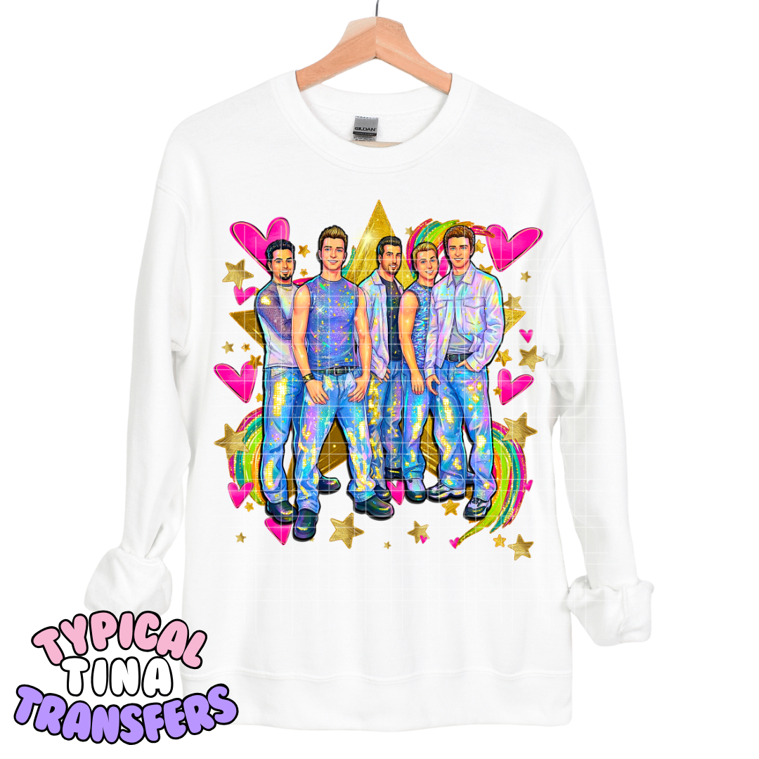 Sync boy group = Rainbow | DTF Transfers | POD