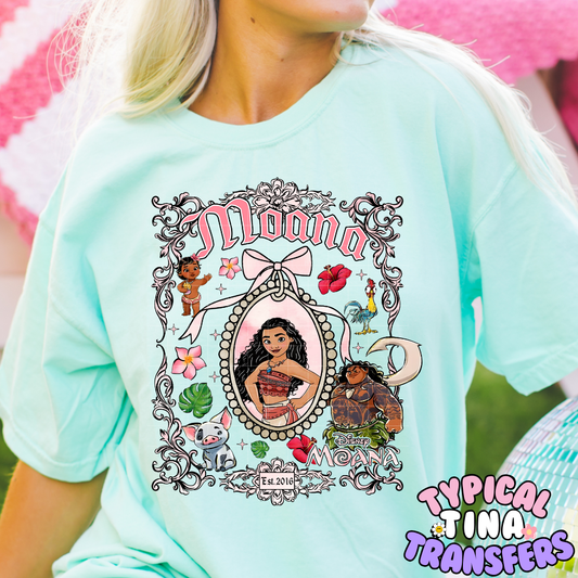 Princess Collection Mirror Mural (choose princess) | DTF Screen Print | POD