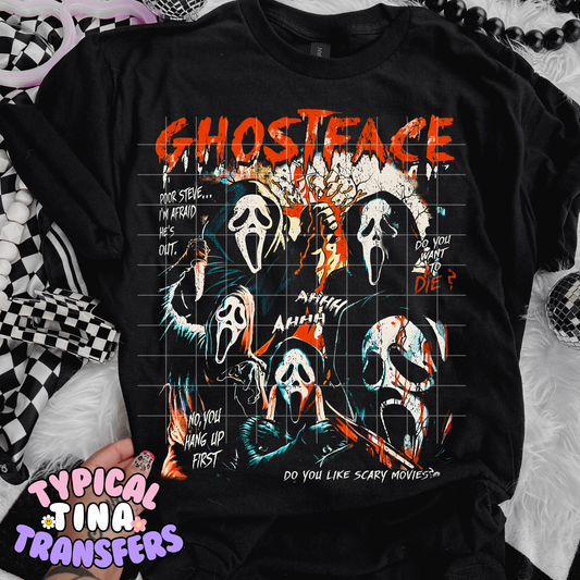 Ghost - mask multi | DTF Transfer | POD