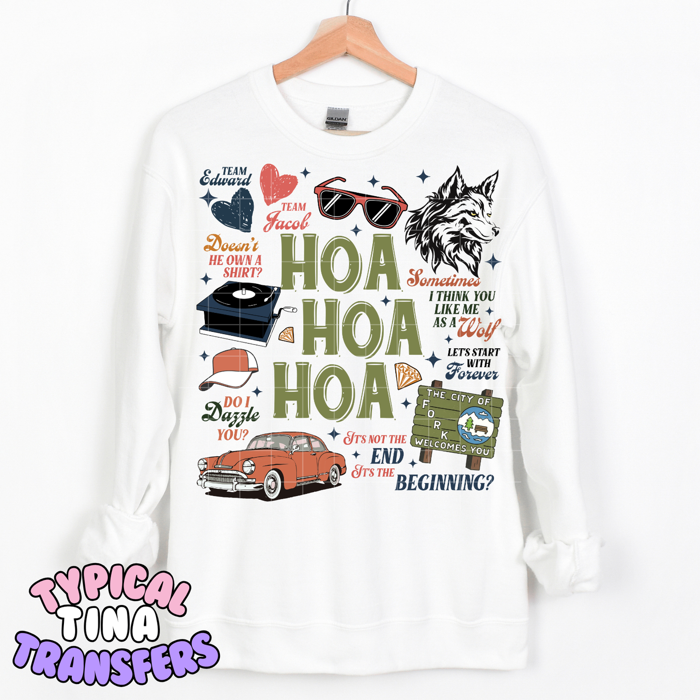 HOA Vampire Movie (60's car) | DTF Transfer | POD