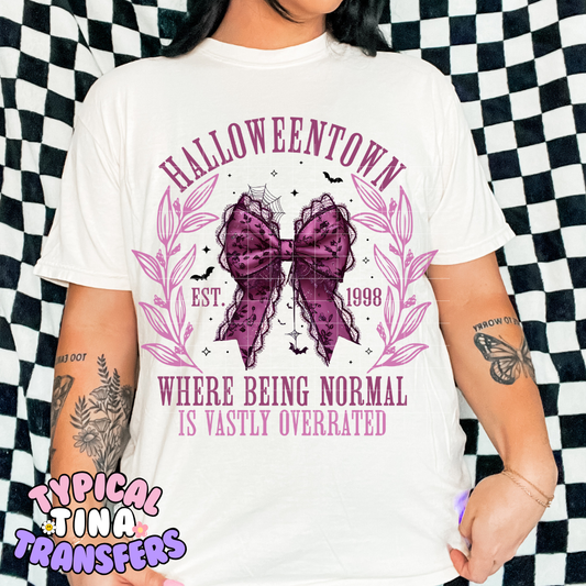 Halloweentown Purple | DTF Transfer | POD